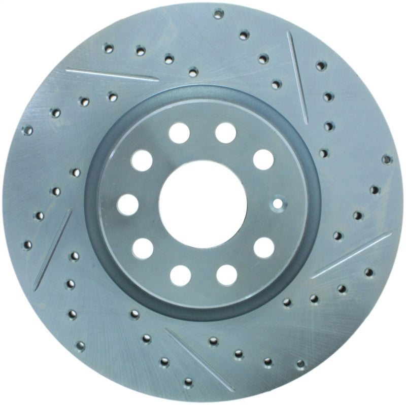 StopTech Select Sport 06-17 Volkswagen Jetta Slotted & Drilled Front Left Rotor-thumbmail-5