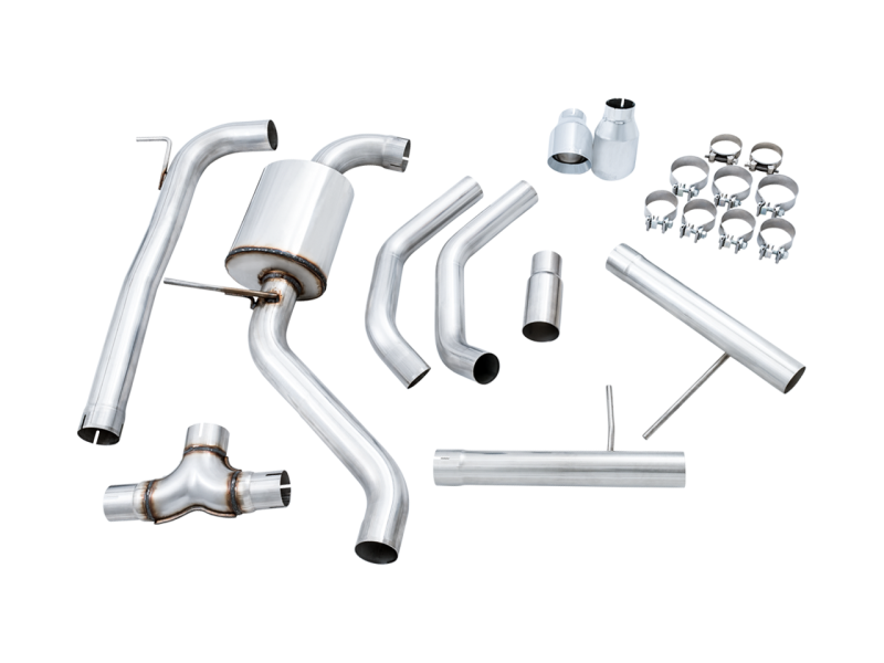 AWE Tuning 18-21 Volkswagen Jetta GLI Mk7 Track Exhaust - Chrome Silver Tips (Fits High-Flow DP)-thumbmail-6