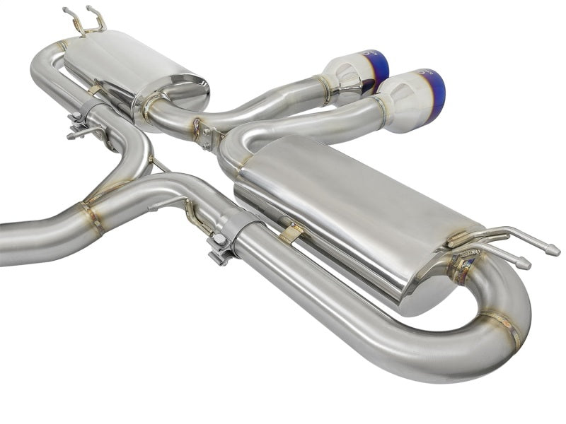 aFe Takeda 3in 304 SS Cat-Back Exhaust System w/ Blue Tips 2017+ Honda Civic Si 4Dr I4 1.5L (t)-thumbmail-11