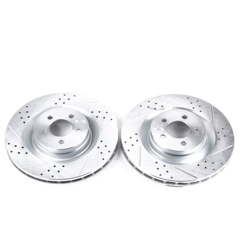 Power Stop 05-10 Chrysler 300 Front Evolution Drilled & Slotted Rotors - Pair-thumbmail-2