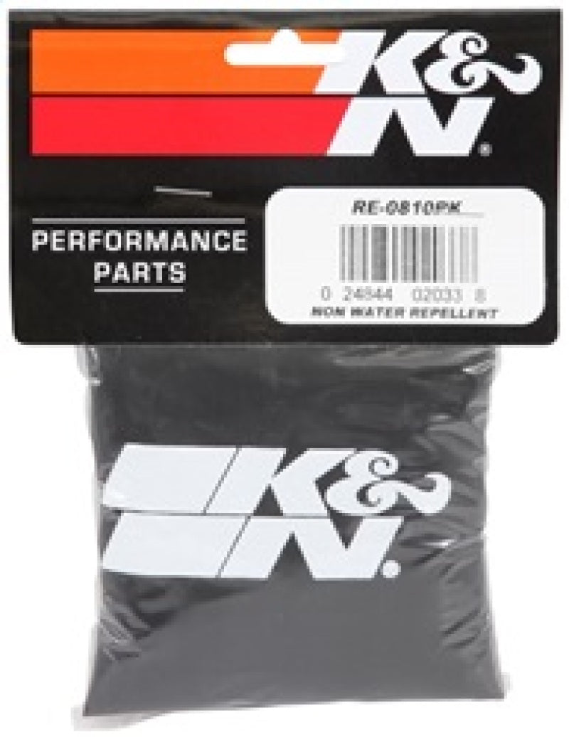 K&N Universal Round Tapered Filter Wrap - Black - 6in Base ID x 4.625in Top ID x 9in Height-thumbmail-7