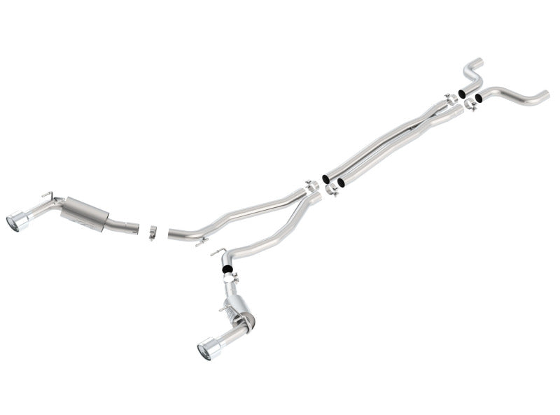 Borla 14-15 Chevy Camaro SS 6.2L V8 Single Split Rear Exit ATAK Catback Exhaust-thumbmail-2