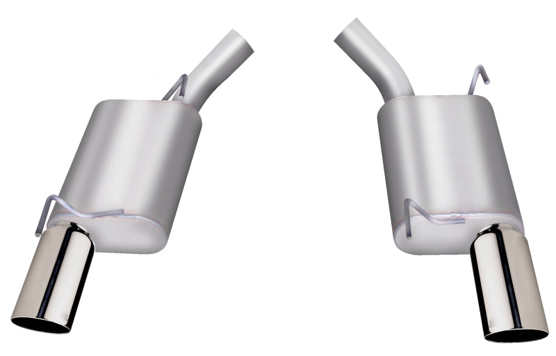 Gibson 05-10 Ford Mustang GT 4.6L 2.5in Axle-Back Dual Exhaust - Stainless-thumbmail-1