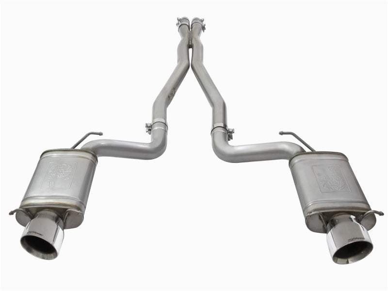 aFe Mach Force-Xp 3in CB Stainless Steel Dual Exhaust System w/Polished Tips 09-15 Cadillac CTS-V-thumbmail-10