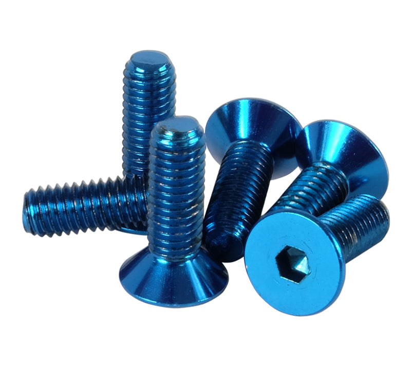 NRG Steering Wheel Screw Upgrade Kit (Conical) - Blue-thumbmail-2