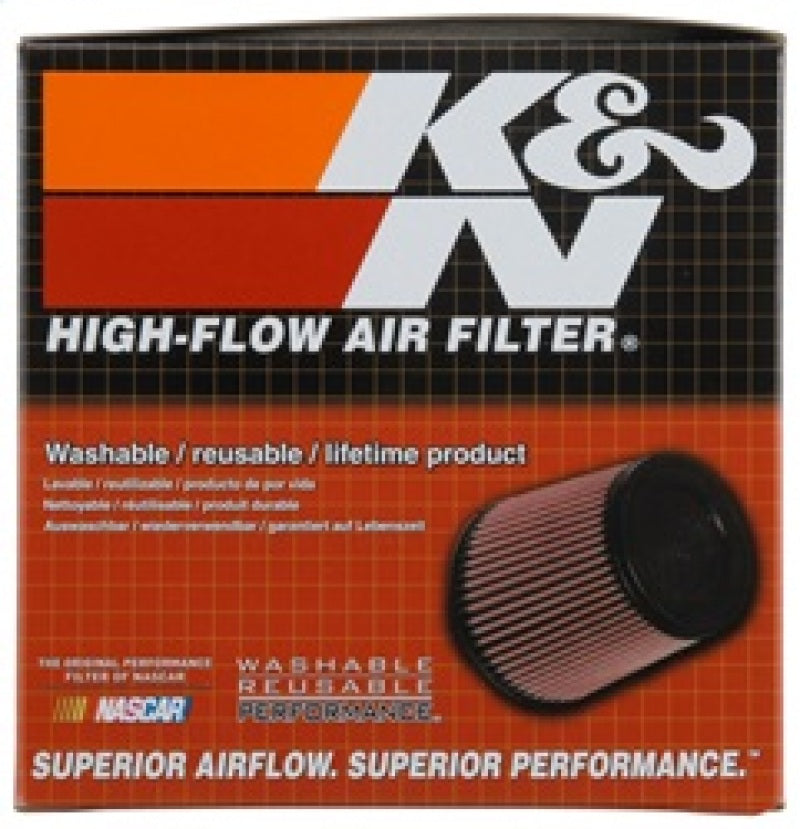 K&N Filter Universal Rubber Filter 3in Flange ID 6in Base OD 5.125in Top OD 5in Height-thumbmail-15