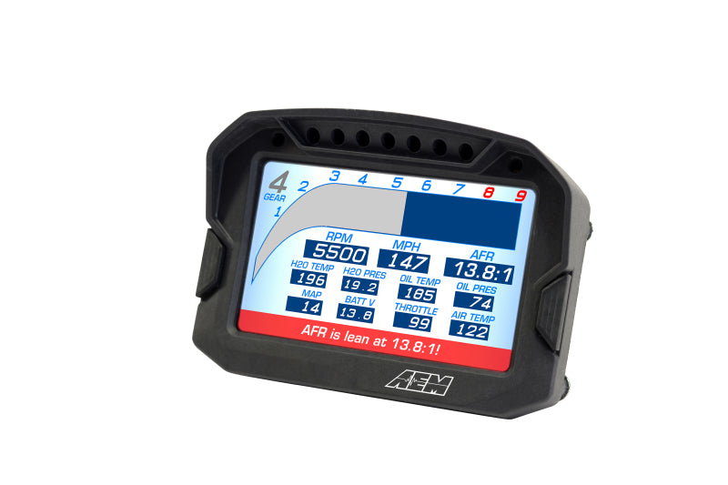 AEM CD-5LG Carbon Logging Digital Dash Display w/ Internal 10Hz GPS & Antenna-thumbmail-21
