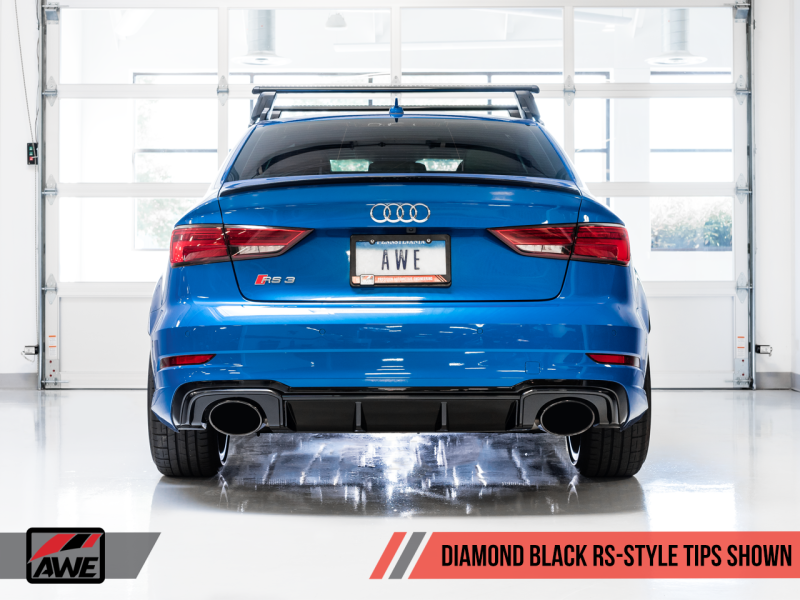 AWE Tuning 17-19 Audi RS3 8V SwitchPath Exhaust w/Diamond Black RS-Style Tips-thumbmail-7