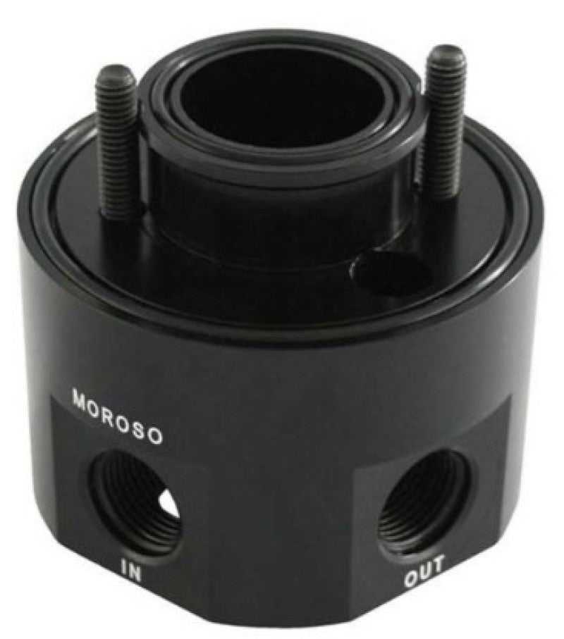 Moroso Chevrolet Small Block Oil Filter Adapter - Sandwich - Oil Cooler-thumbmail-1