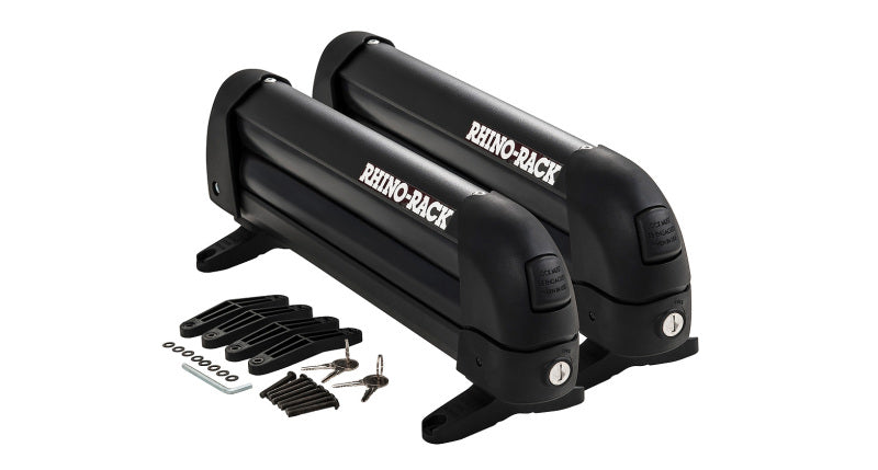 Rhino-Rack Universal Ski/Snowboard Carrier - Fits 3 Pairs of Skis or 2 Snowboards - Black-thumbmail-5