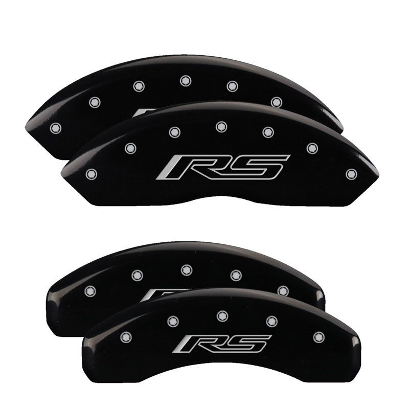 MGP 4 Caliper Covers Engraved Front & Rear Gen 5/RS Black finish silver ch-thumbmail-3