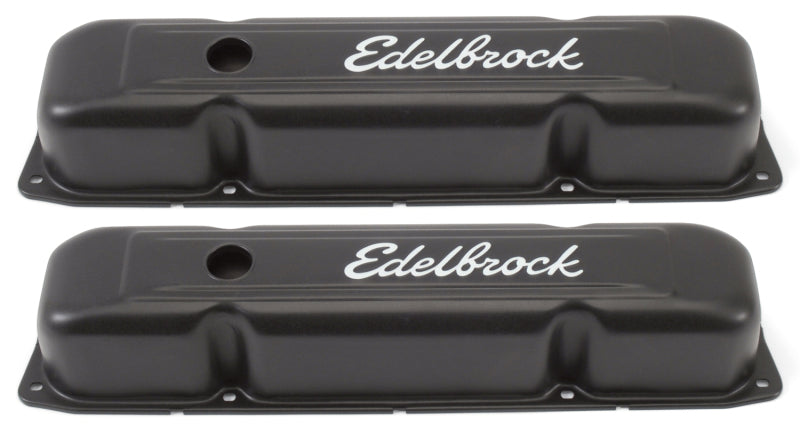 Edelbrock Valve Cover Signature Series Chrysler 1958-1979 361-440 V8 Black-thumbmail-3