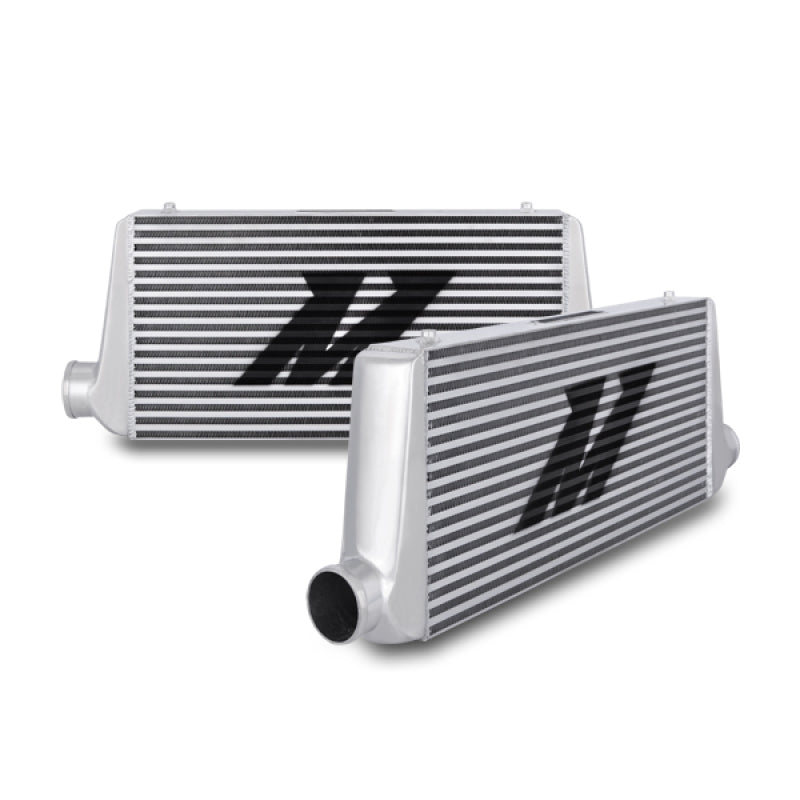 Mishimoto Universal Silver R Line Intercooler Overall Size: 31x12x4 Core Size: 24x12x4 Inlet / Outle-thumbmail-2