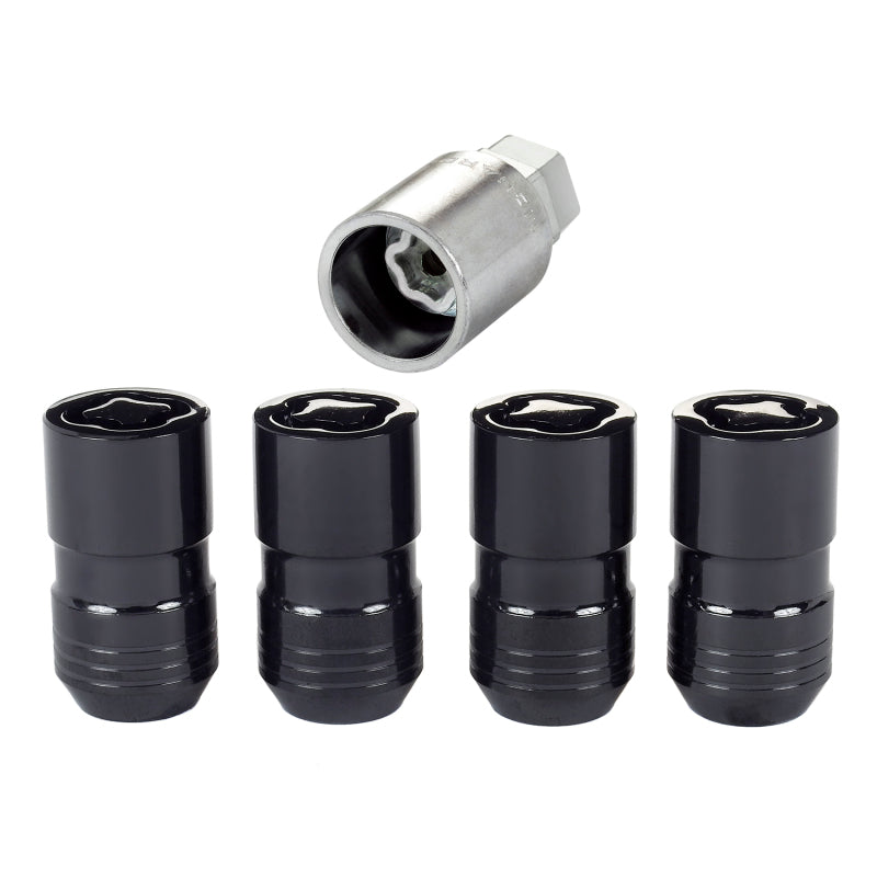 McGard Wheel Lock Nut Set - 4pk. (Cone Seat) M14X1.5 / 21mm & 22mm Dual Hex / 1.639in. L - Black-thumbmail-4