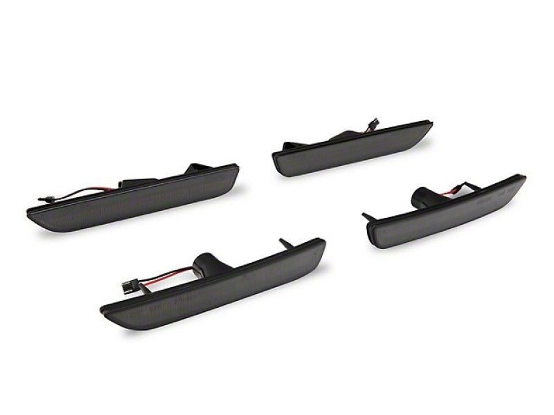 Raxiom 10-14 Ford Mustang Axial Series LED Side Marker Lights (Smoked)-thumbmail-1