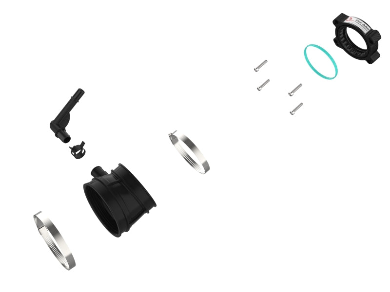 aFe 2020 Vette C8 Silver Bullet Aluminum Throttle Body Spacer / Works With Factory Intake Only - Blk-thumbmail-15