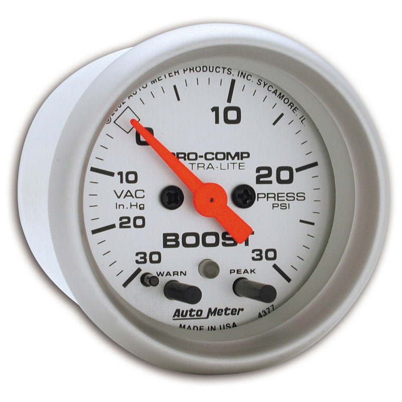 Autometer Ultra-Lite 52mm 30 PSI Electronic Boost Gauge-thumbmail-2