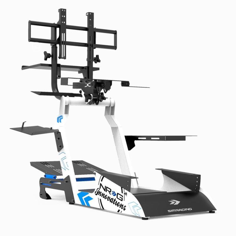 NRG Racing Simulator Stand for Logitech, Thrustmaster, and Fanatec-thumbmail-2