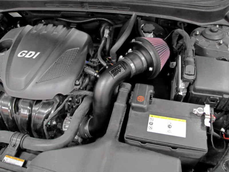 K&N 11-14 Hyundai Sonata 2.4L L4/13-15 Kia Optima 2.4L L4 Typhoon Short Ram Intake-thumbmail-4