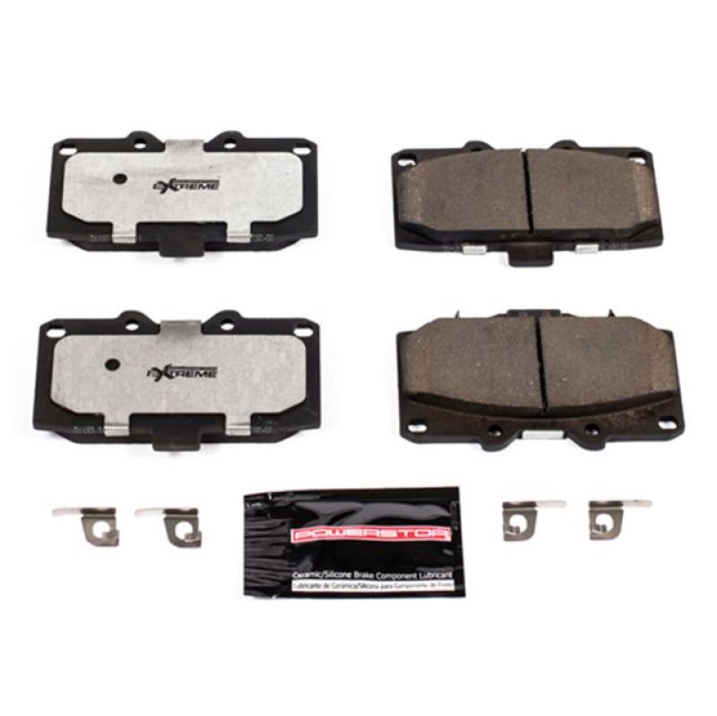 Power Stop 06-07 Subaru Impreza Front Z26 Extreme Street Brake Pads w/Hardware-thumbmail-1