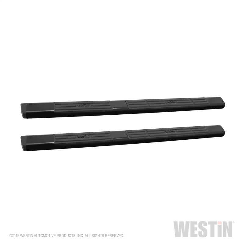 Westin Premier 6 in Oval Side Bar - Mild Steel 75 in - Black-thumbmail-3