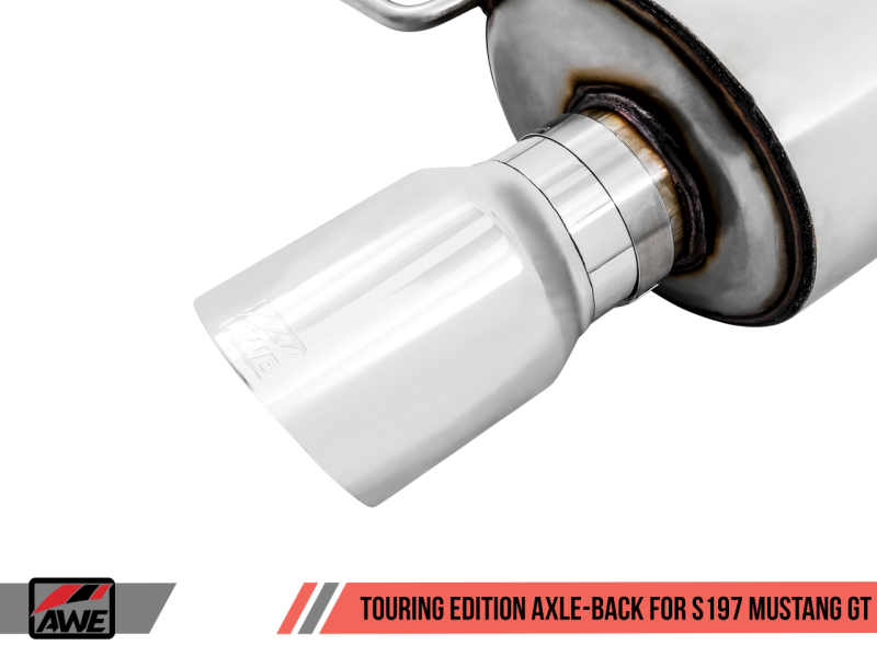AWE Tuning S197 Mustang GT Axle-back Exhaust - Touring Edition (Chrome Silver Tips)-thumbmail-10