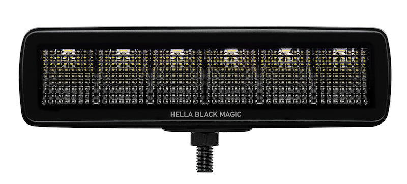Hella Universal Black Magic 6 L.E.D. Mini Light Bar - Flood Beam-thumbmail-4