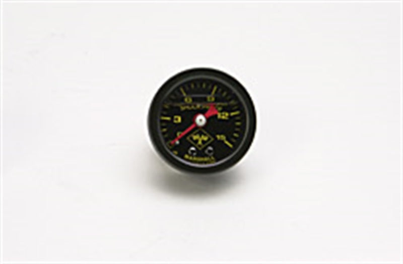 Russell Performance 15 psi fuel pressure gauge black face and case (Liquid-filled)-thumbmail-3