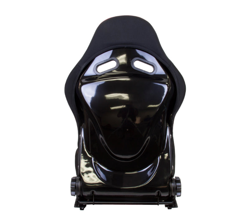 NRG FRP Bucket Seat - Reclinable (Black Cloth w/Red Stiting)-thumbmail-3