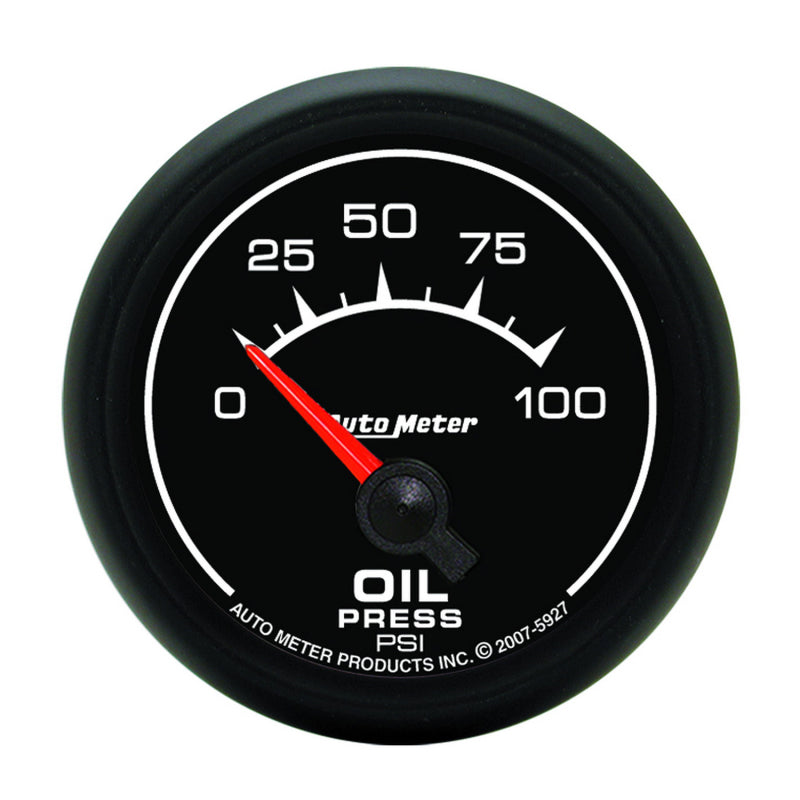 Autometer ES 52mm 100 PSI Short Sweep Electric Oil Pressure Gauge-thumbmail-1