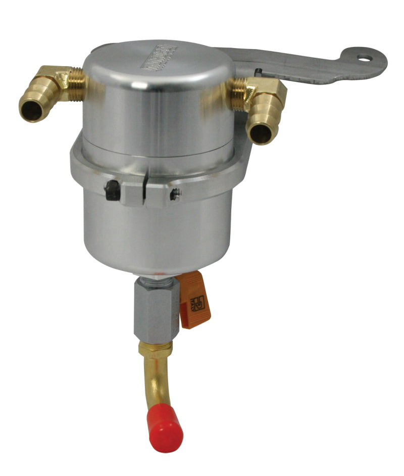 Moroso 11-14 Ford Mustang V6 Air/Oil Separator Catch Can - Billet Aluminum-thumbmail-1