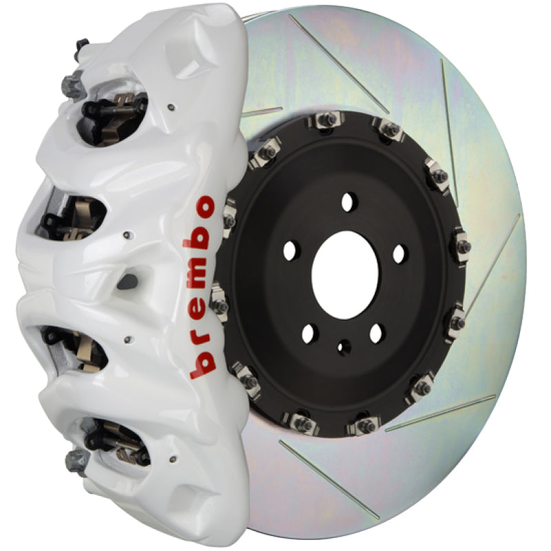 Brembo 21+ F150 Raptor Front GT BBK 8 Piston Cast 412x38 2pc Rotor Slotted Type-1- White-thumbmail-1
