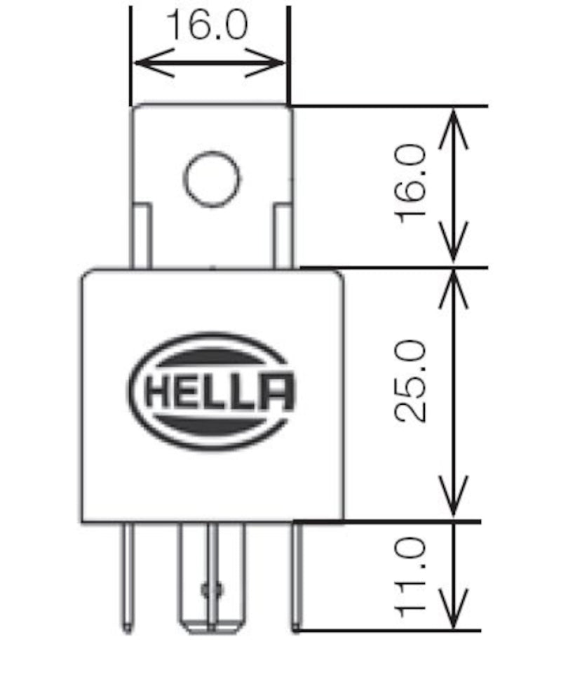 Hella Relay Mini Iso Alt 4 Pole 24V Spst Bkt-thumbmail-3