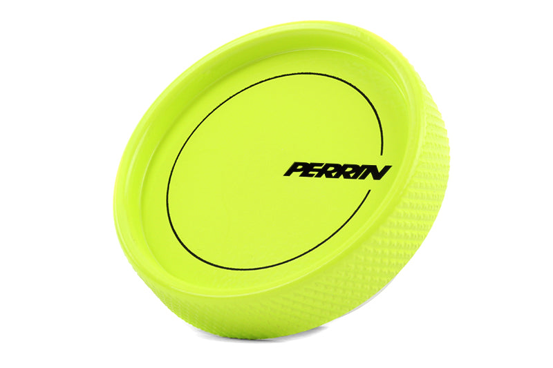 Perrin 02-21 Subaru WRX / 2022 BRZ & GR86 / 04-21 STI / 00-18 Forester XT Oil Fill Cap - Neon Yellow-thumbmail-4