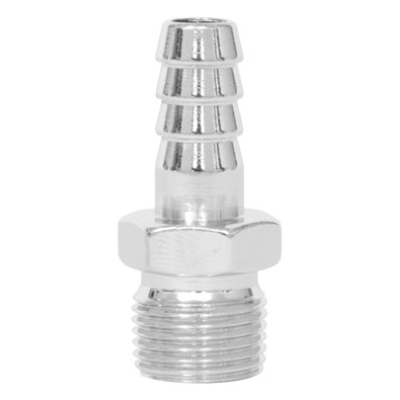 Spectre Fuel Fitting 3/8in. Hose Barb NPT Threads - Chrome-thumbmail-3