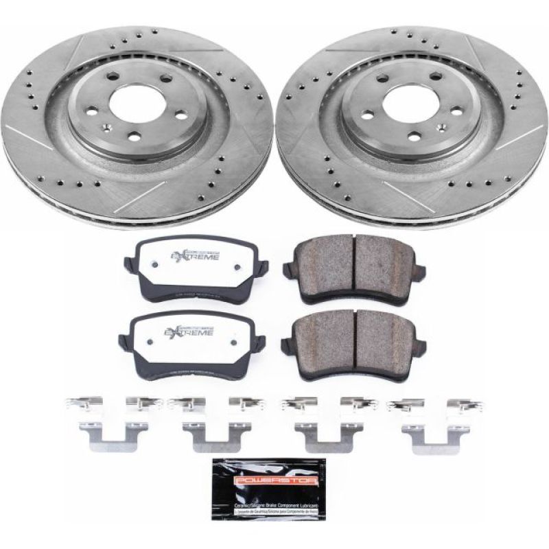Power Stop 10-11 Audi S4 Rear Z26 Street Warrior Brake Kit-thumbmail-1