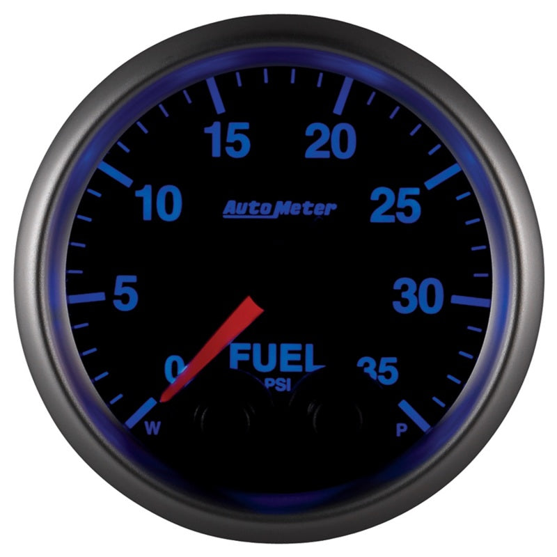 Autometer Elite 2-1/16in 0-35 PSI Fuel Pressure Stepper Motor w/ Peak & Warn-thumbmail-6