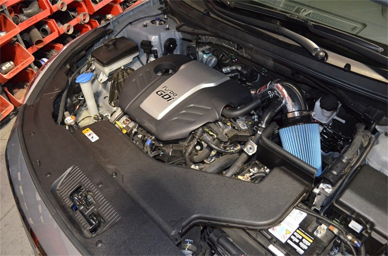 Injen 15-18 Hyundai Sonata 1.6L (t) Polished Short Ram Intake w/ Heat Shield-thumbmail-4