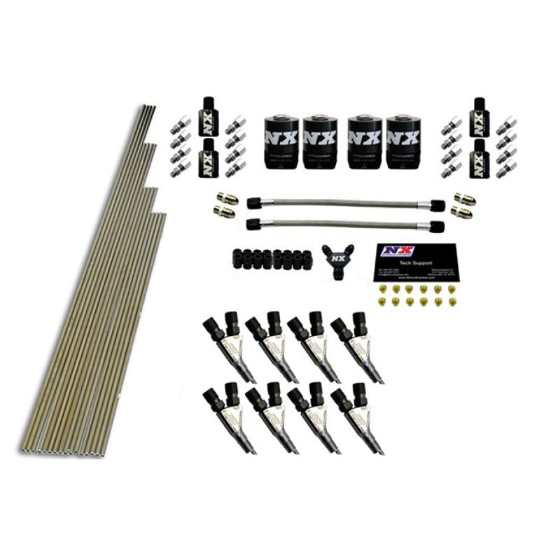 Nitrous Express 8 Cyl STD Nozzle Intake Plumbing Kit (Incl Hardware)-thumbmail-2
