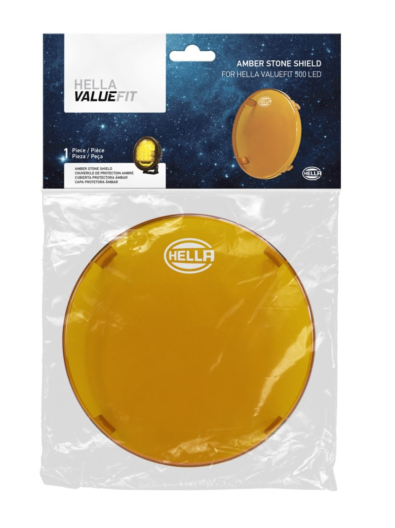 Hella 500 LED Driving Lamp 6in Amber Cover-thumbmail-6