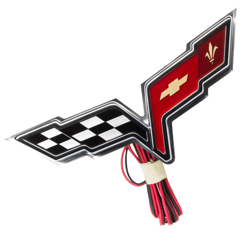 Oracle Chevrolet Corvette C6 Illuminated Emblem - Dual Intensity - Green-thumbmail-1