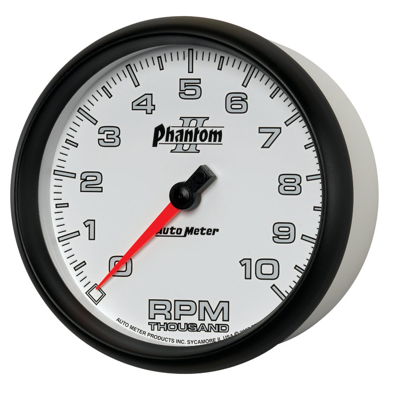 Autometer Phantom II 5in Electrical 10K RPM In-Dash Tachometer-thumbmail-5