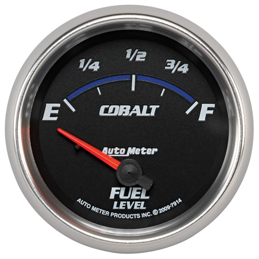 Autometer Cobalt 66.7mm 0-90 ohms Fuel Level Gauge