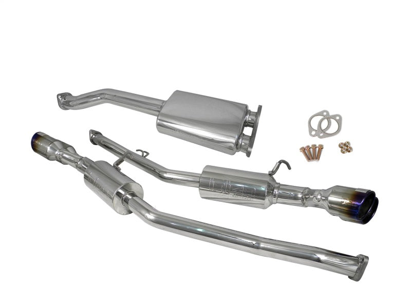 Injen 10-13 Hyundai Genesis Coupe 2.0L(t) 4cyl SS Exhaust w/ 76mm Y-Pipe Resonator/Molded SS Flanges-thumbmail-3