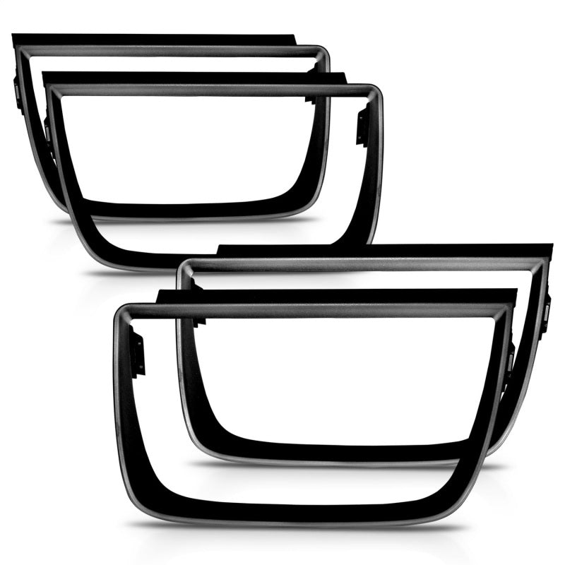 ANZO Taillight Bezels 2010-2013 Chevrolet Camaro Taillight Bezels - 4pc Flat Black-thumbmail-8