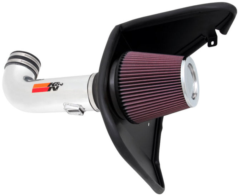 K&N 10 Camaro 6.2L V8 Polished Typhoon Short Ram Intake-thumbmail-6