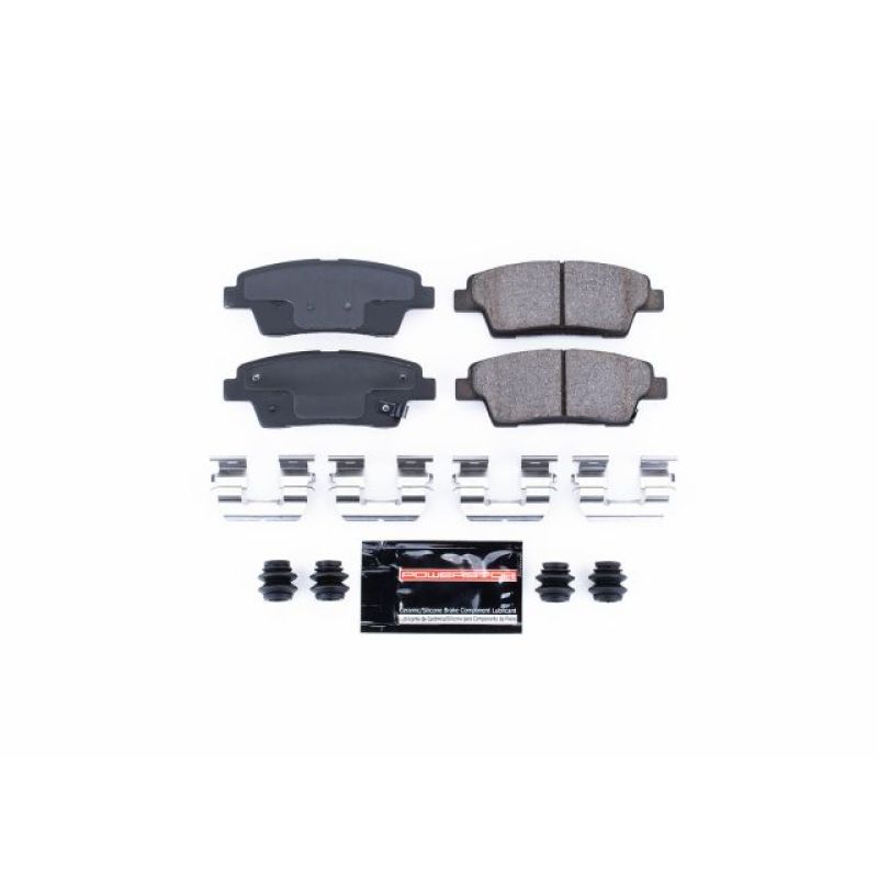 Power Stop 17-19 Genesis G80 Rear Z23 Evolution Sport Brake Pads w/Hardware-thumbmail-1