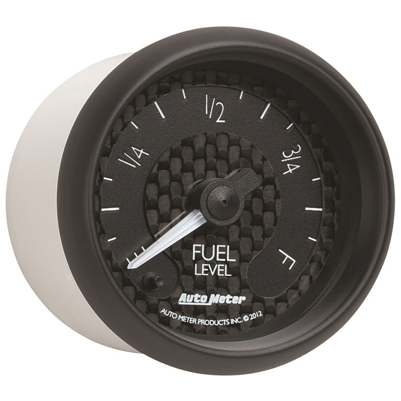 Autometer GT Series 52mm Full Sweep Electronic 0-280 ohm Fuel Level Programmable Empty-Full Range-thumbmail-6