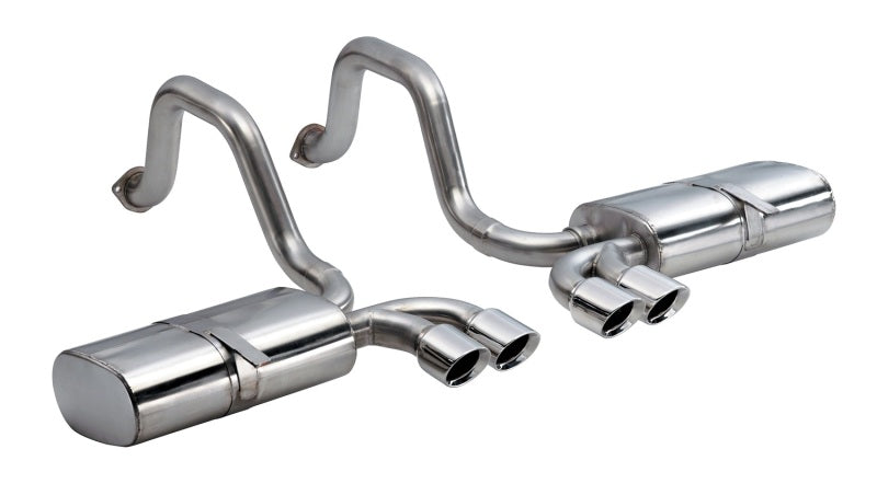 Corsa 97-04 Chevrolet Corvette C5 Z06 5.7L V8 Polished Sport Axle-Back Exhaust-thumbmail-2