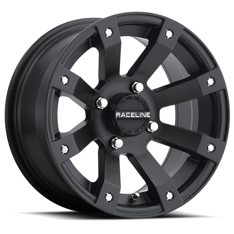 Raceline A79 Scorpion 12x7in / 4x110 BP / -47mm Offset / 83.8mm Bore - Satin Black Wheel-thumbmail-1